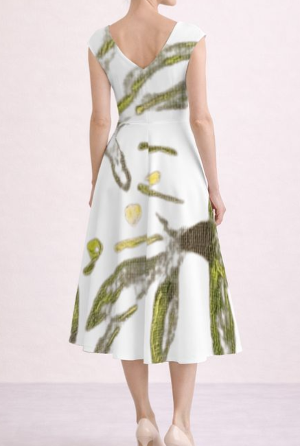 Hidden Grove Audrey Fit & Flare Midi Dress