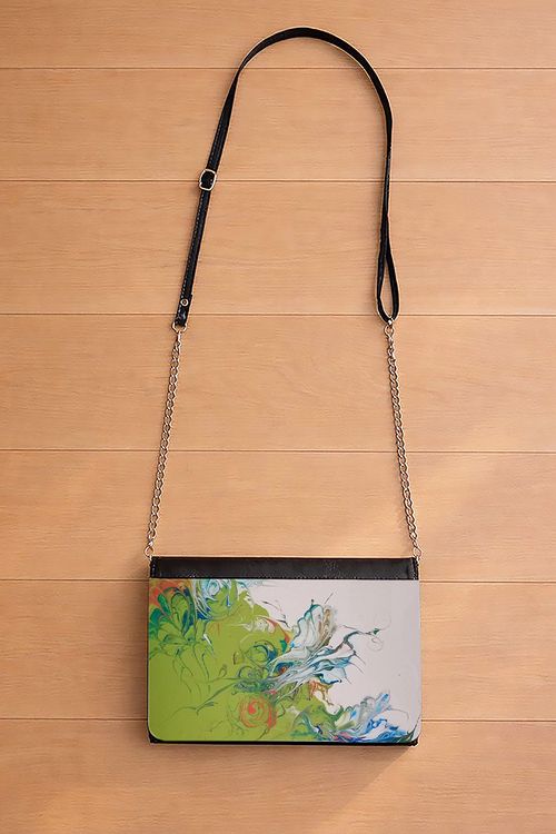 Bird of Paradise Iris Structured Small Bag