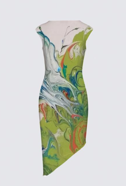 Bird of Paradise Colour Felicia Dress in Scuba