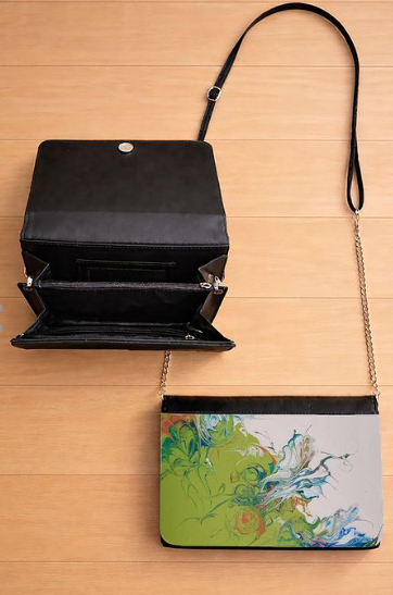 Bird of Paradise Iris Structured Small Bag