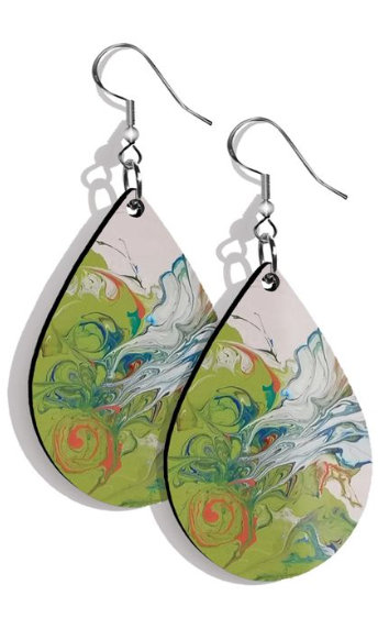 Bird of Paradise Colour Pixie Earrings