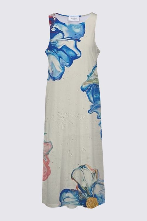 Spring Flowers Maxi Dress