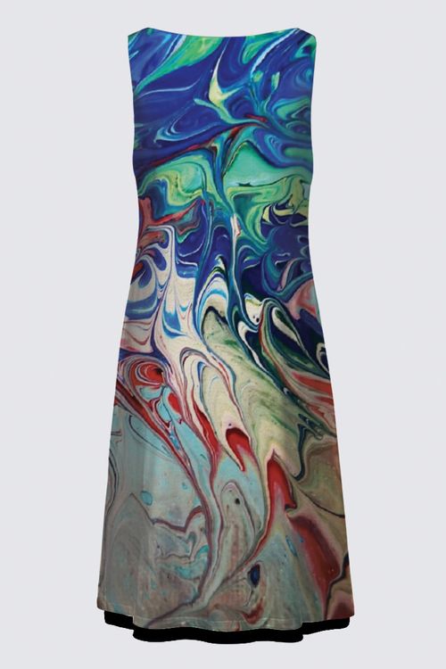 Ribbon Candy Kate Dress Sleeveless Reversible