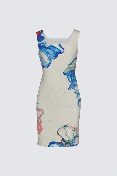 Spring Flowers Amanda Dress II - Sleeveless Dress