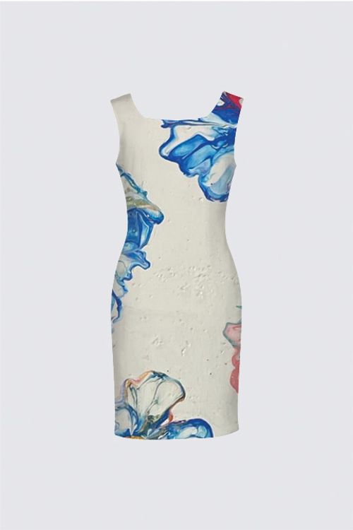 Spring Flowers Amanda Dress II - Sleeveless Dress