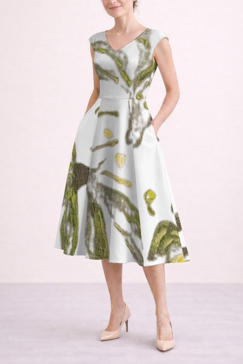 Hidden Grove Audrey Fit & Flare Midi Dress